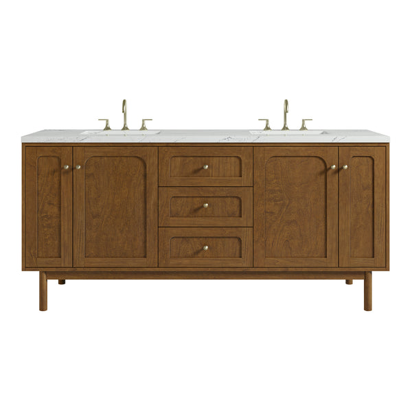 James Martin Laurent 72" Double Vanity with 3 CM Countertop