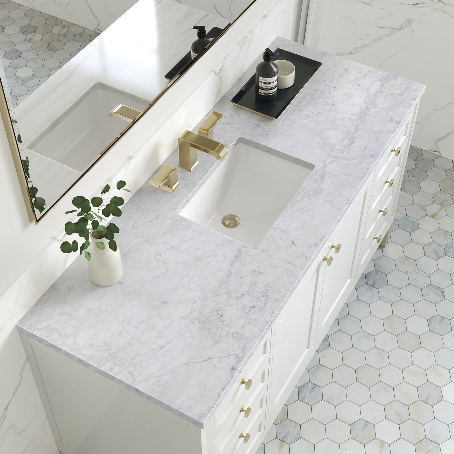 James Martin Chicago 60" Single Vanity with 3 CM Countertop