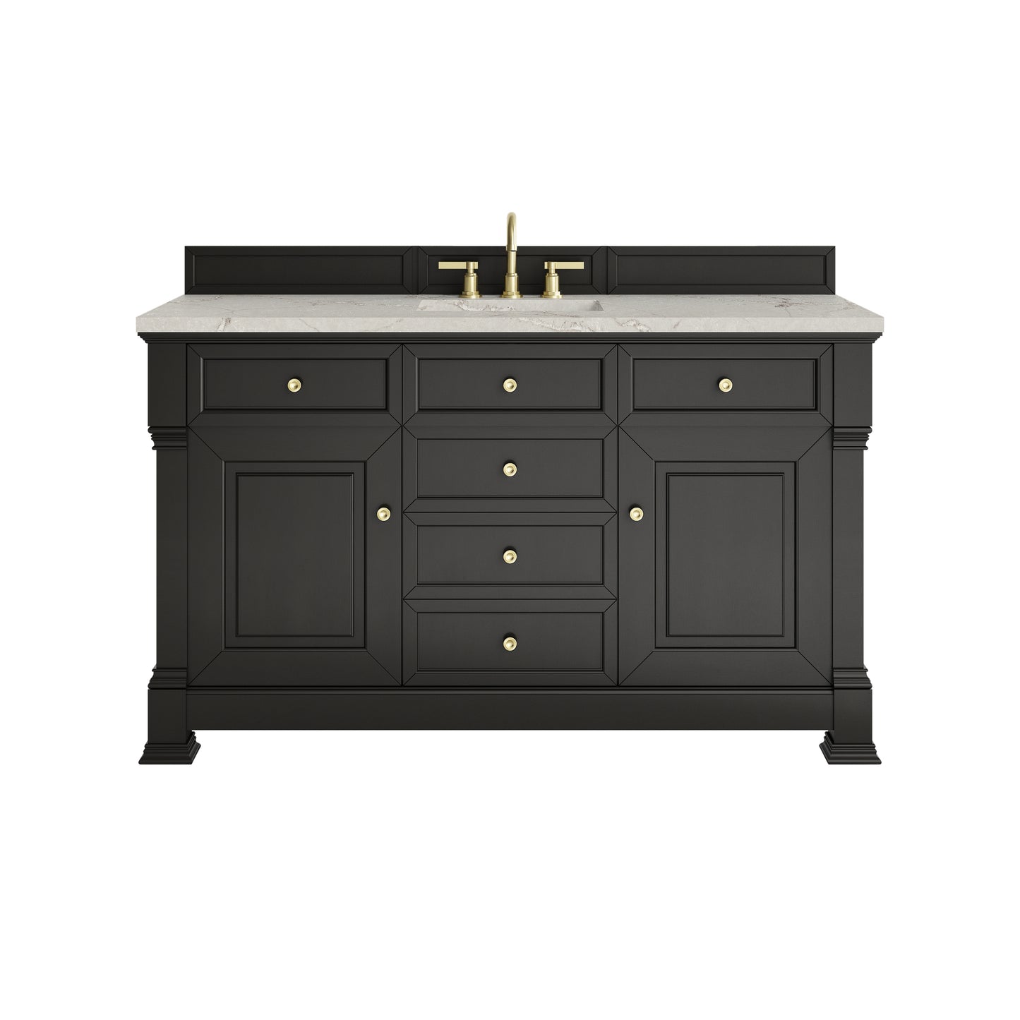 James Martin Brookfield 60" Single Vanity with 3CM Countertop & FreePower Wireless Charger