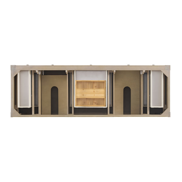 James Martin Breckenridge 72" Double Vanity w/ 3 CM Countertop