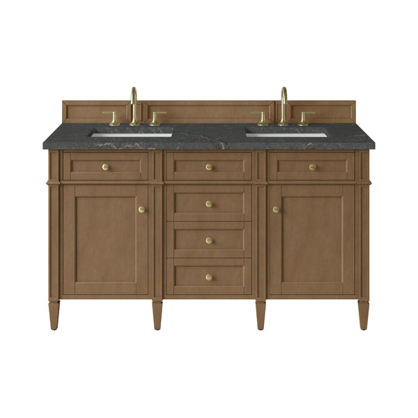 James Martin Brittany 60" Double Vanity with 3 CM Countertop