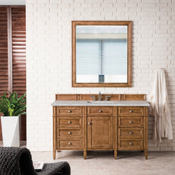 James Martin Brittany 60" Single Vanity with 3 CM Countertop & FreePower Wireless Charger
