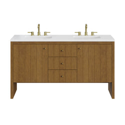 James Martin Hudson 60" Double Vanity with 3 CM Countertop