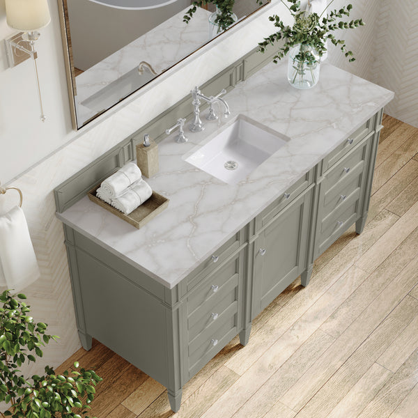 James Martin Brittany 60" Single Vanity with 3 CM Countertop