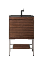 James Martin Mantova 23.6" Single Vanity With Stand and Composite Stone Top - Luxe Bathroom Vanities