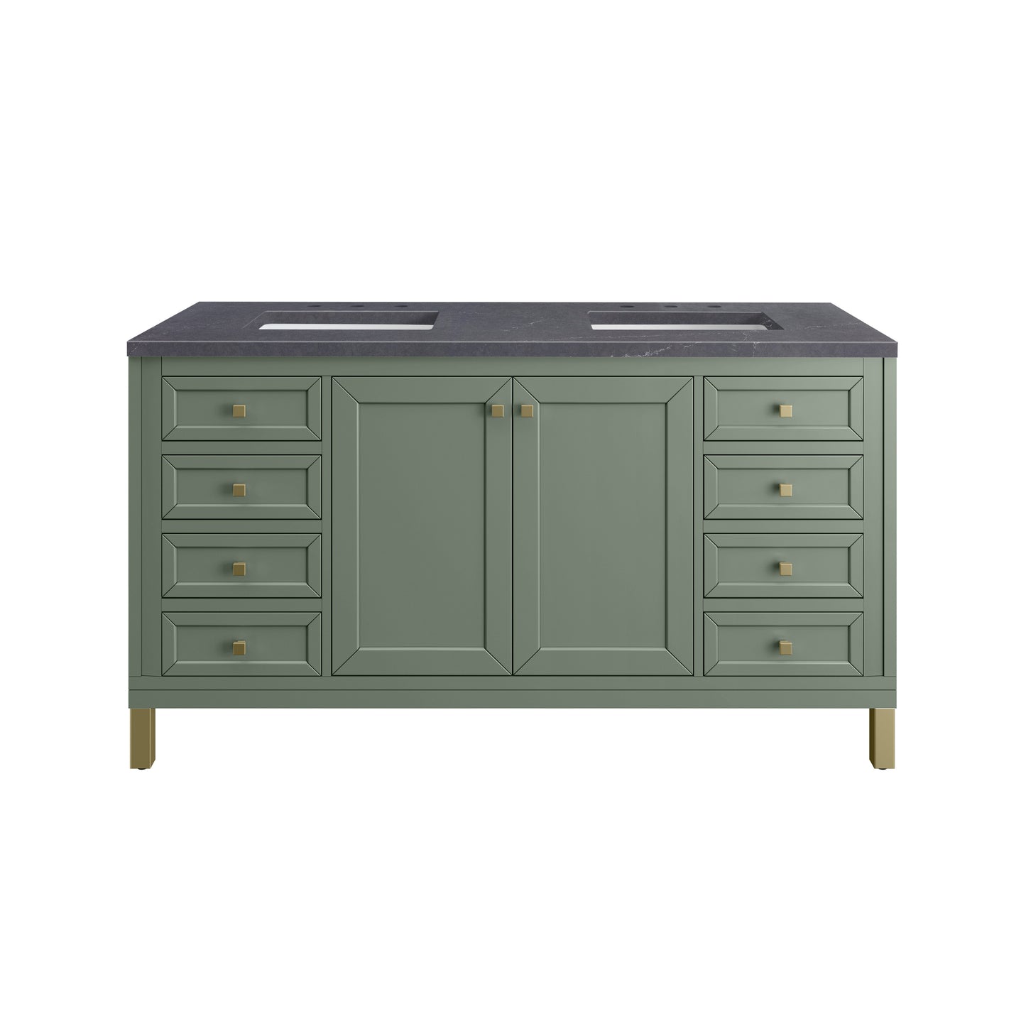 James Martin Chicago 60" Double Vanity with 3 CM Countertop