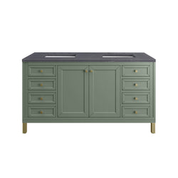 James Martin Chicago 60" Double Vanity with 3 CM Countertop