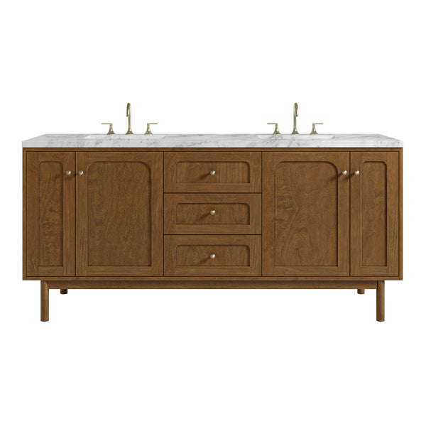 James Martin Laurent 72" Double Vanity with 3 CM Countertop
