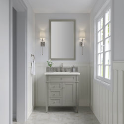 James Martin Brittany 30" Single Vanity with 3 CM Countertop