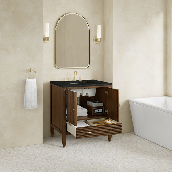 James Martin Myrrin 30" Single Vanity with 3 CM Countertop