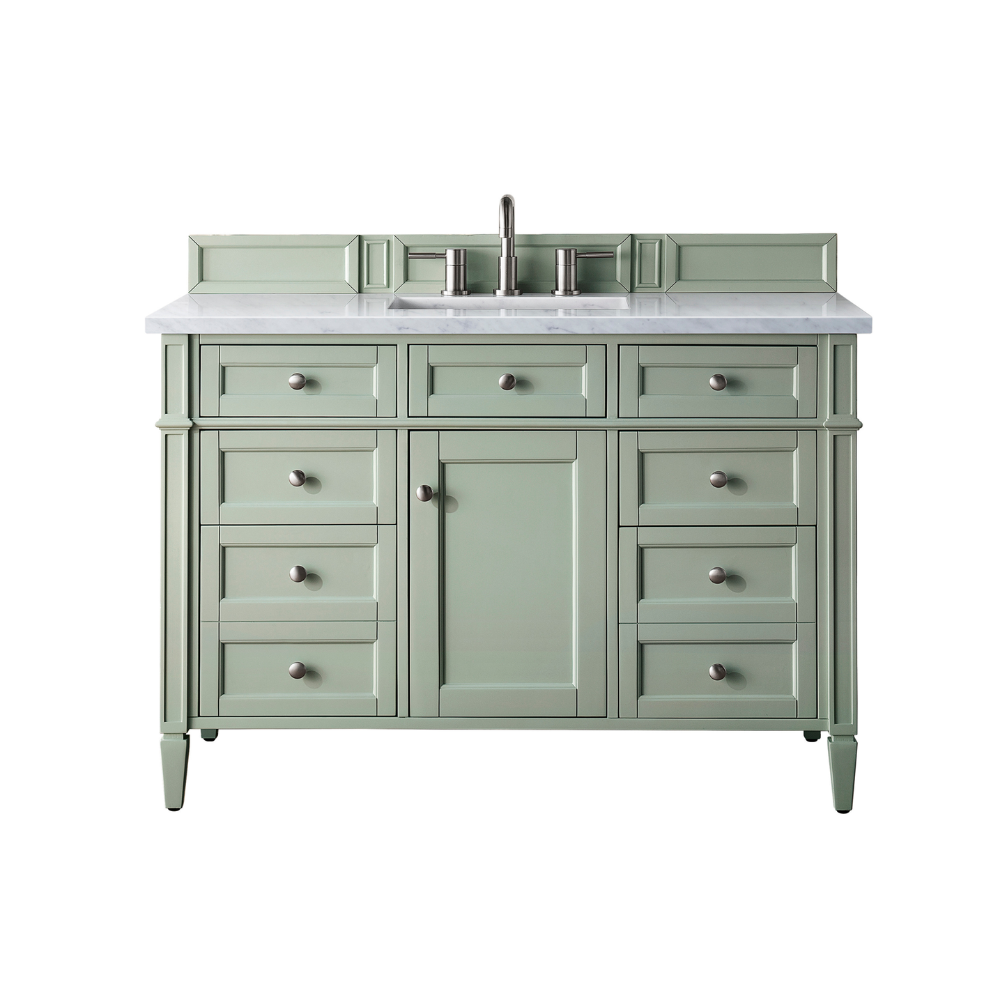 James Martin Brittany 48" Single Vanity with 3 CM Countertop & FreePower Wireless Charger