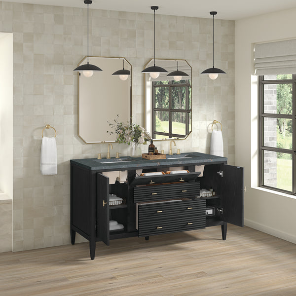 James Martin Myrrin 60" Double Vanity with 3 CM Countertop