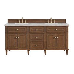 James Martin Lorelai 72" Double Vanity with 3 CM Countertop & FreePower Wireless Charger
