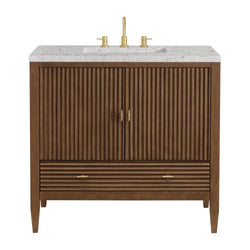 James Martin Myrrin 36" Single Vanity with 3 CM Countertop