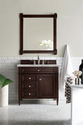 James Martin Brittany 36" Single Vanity with 3 Countertop