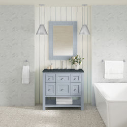 James Martin Breckenridge 36" Single Vanity w/ 3CM Countertop