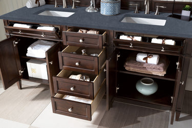 James Martin Brittany 72" Double Vanity with 3 CM Countertop