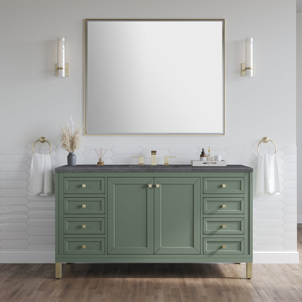 James Martin Chicago 60" Single Vanity with 3 CM Countertop