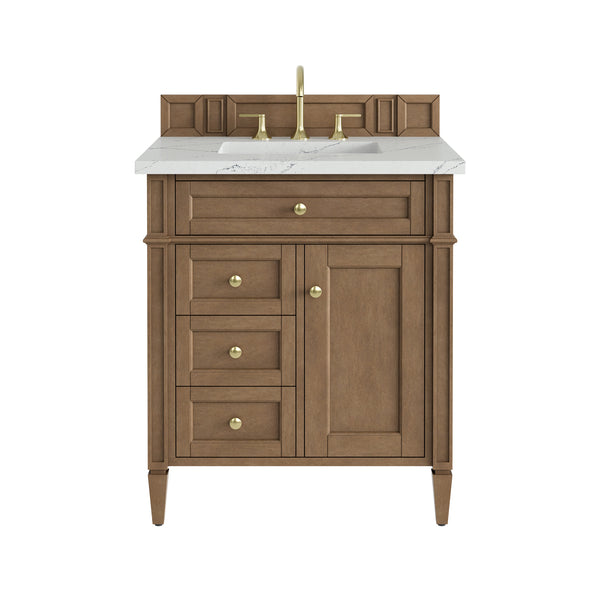 James Martin Brittany 30" Single Vanity with 3 CM Countertop