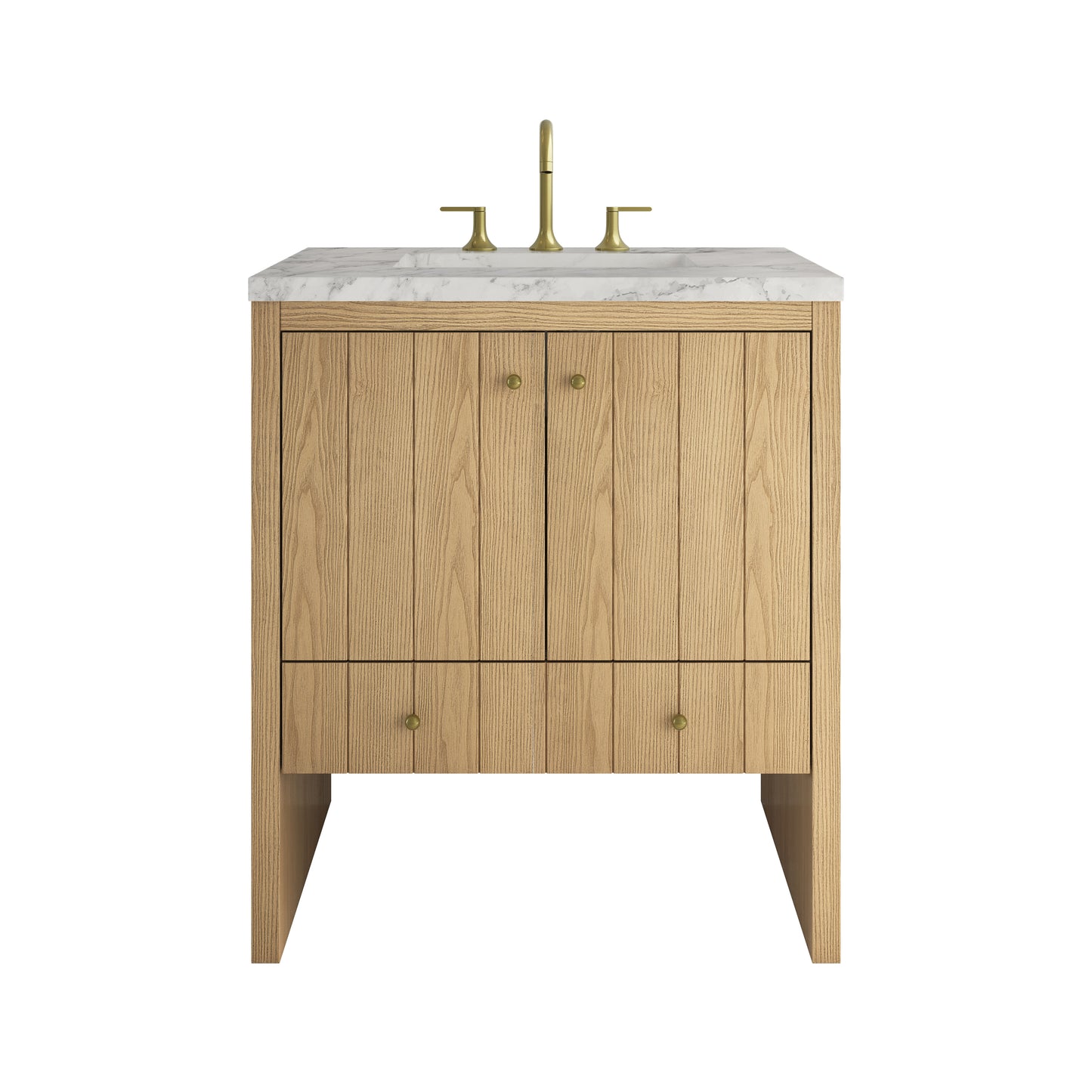 James Martin Hudson 30" Single Vanity with 3 CM Countertop