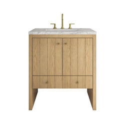 James Martin Hudson 30" Single Vanity with 3 CM Countertop