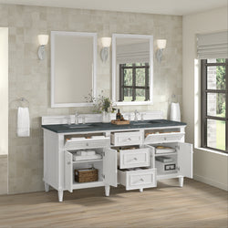 James Martin Lorelai 72" Double Vanity with 3 CM Countertop & FreePower Wireless Charger