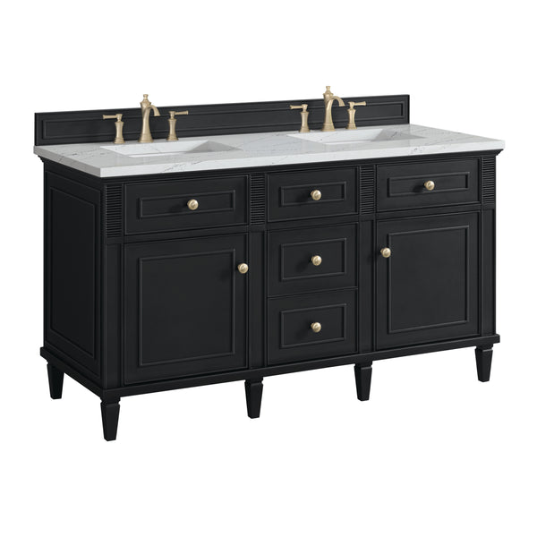 James Martin Lorelai 60" Double Vanity with 3 CM Countertop & FreePower Wireless Charger