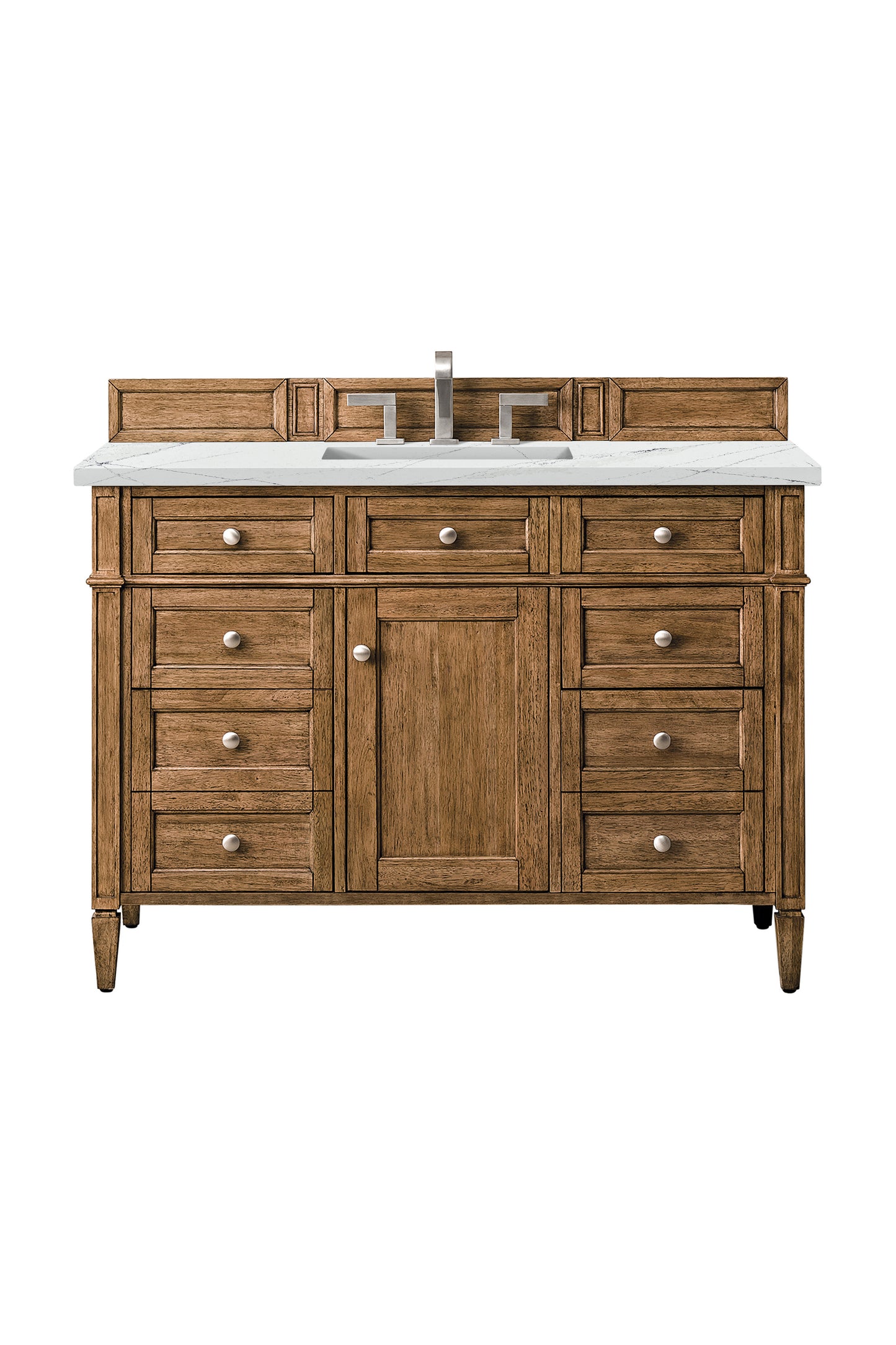 James Martin Brittany 48" Single Vanity with 3 CM Countertop & FreePower Wireless Charger