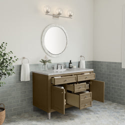 James Martin Chicago 48" Single Vanity with 3 CM Countertop