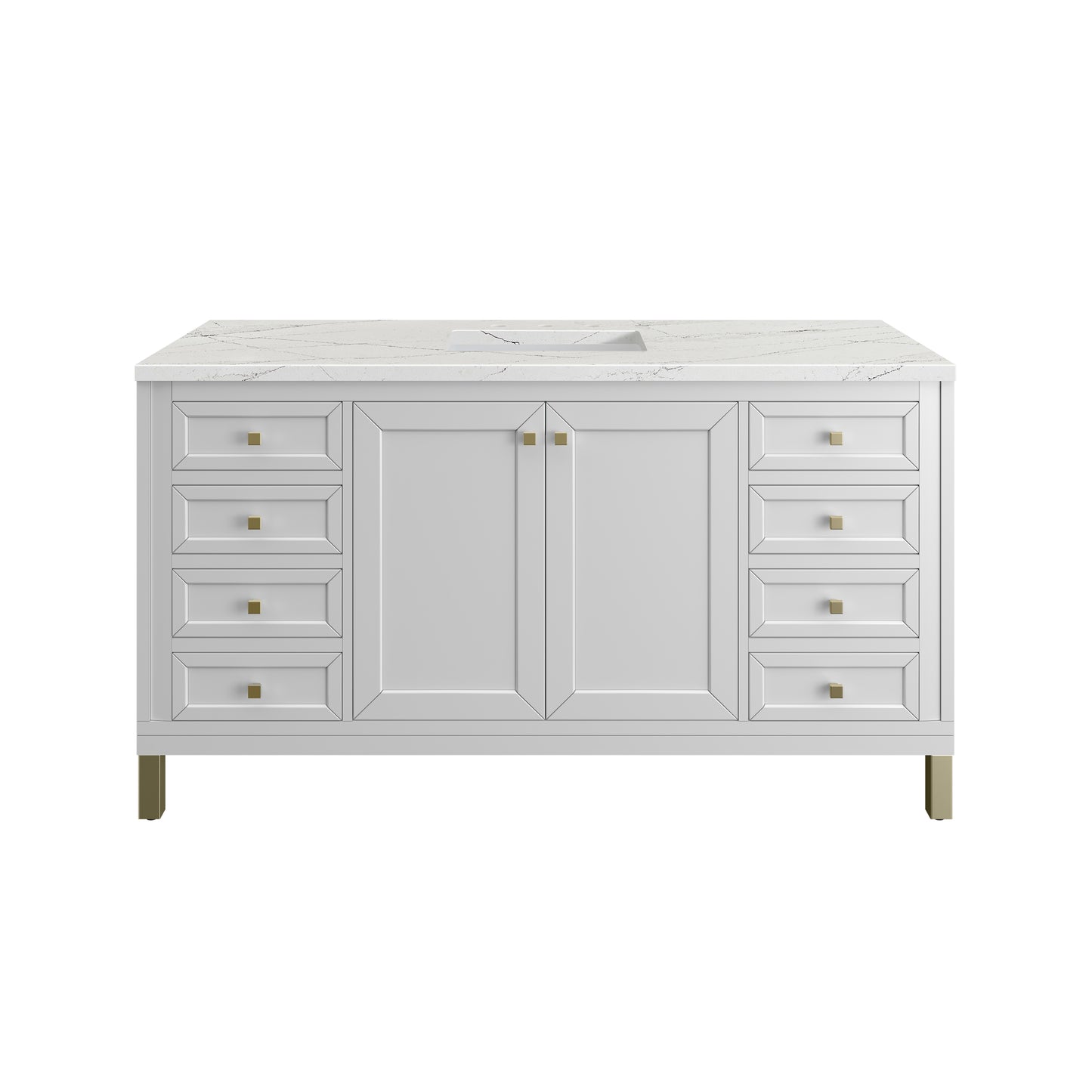James Martin Chicago 60" Single Vanity with 3 CM Countertop