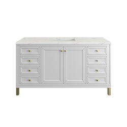 James Martin Chicago 60" Single Vanity with 3 CM Countertop