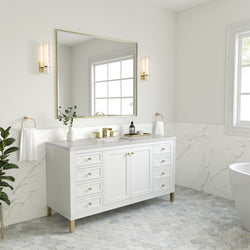 James Martin Chicago 60" Single Vanity with 3 CM Countertop