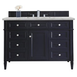 James Martin Brittany 48" Single Vanity with 3 CM Countertop & FreePower Wireless Charger