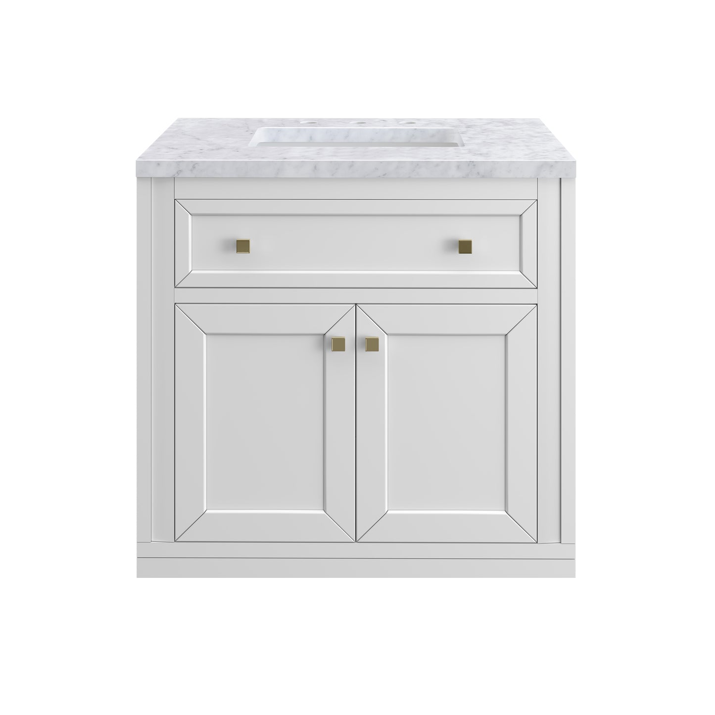James Martin Chicago 30" Single Vanity with 3 CM Countertop