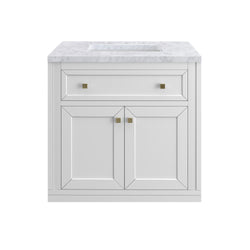 James Martin Chicago 30" Single Vanity with 3 CM Countertop