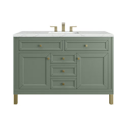 James Martin Chicago 48" Single Vanity with 3 CM Countertop