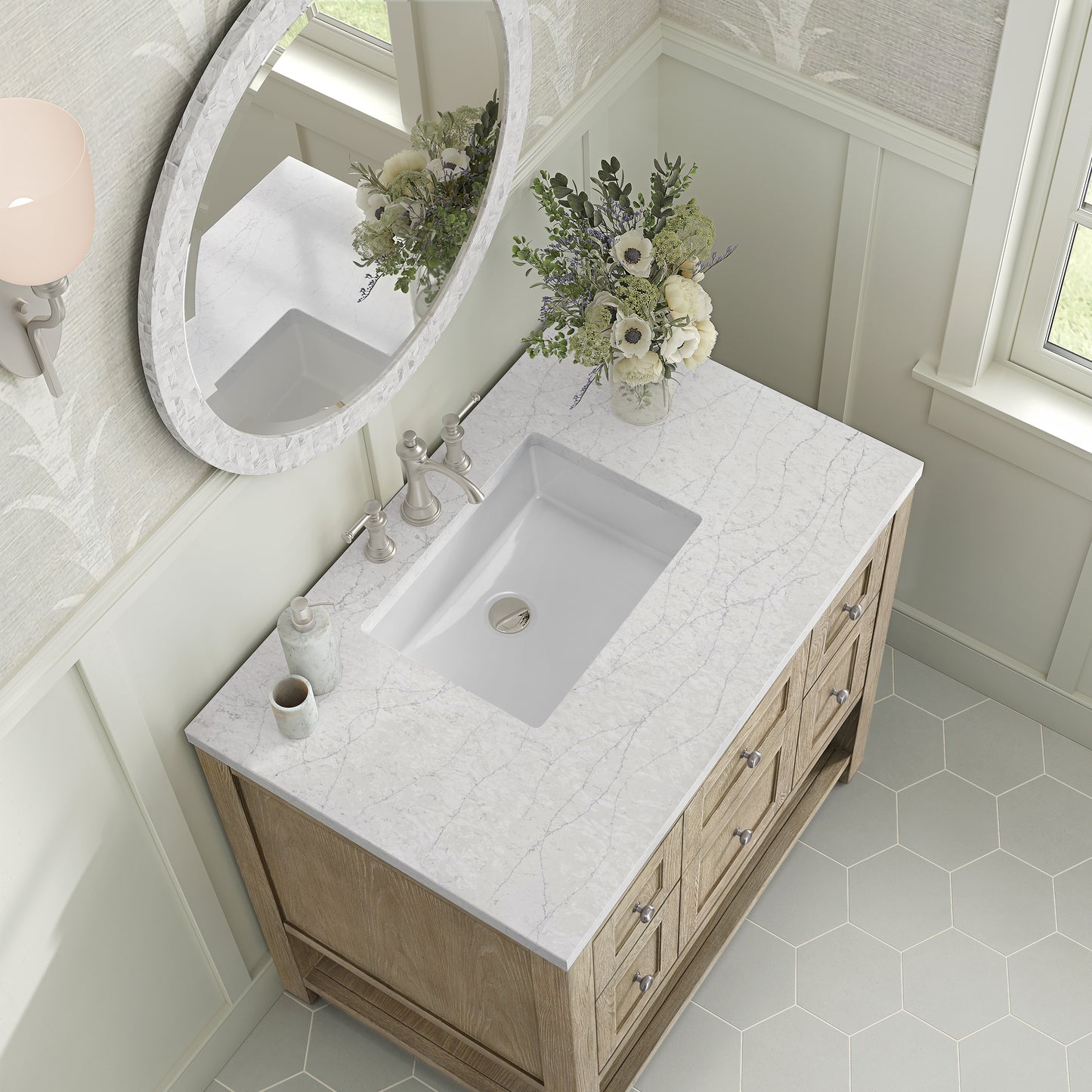 James Martin Breckenridge 36" Single Vanity w/ 3CM Countertop