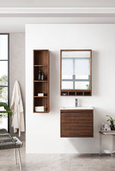 James Martin Mantova 23.6" Single Vanity with Composite Stone Top - Luxe Bathroom Vanities