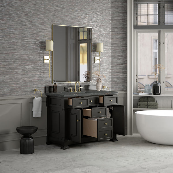 James Martin Brookfield 48" Single Vanity with 3 CM Countertop & FreePower Wireless Charger