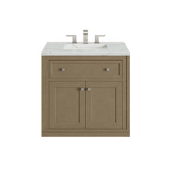 James Martin Chicago 30" Single Vanity with 3 CM Countertop