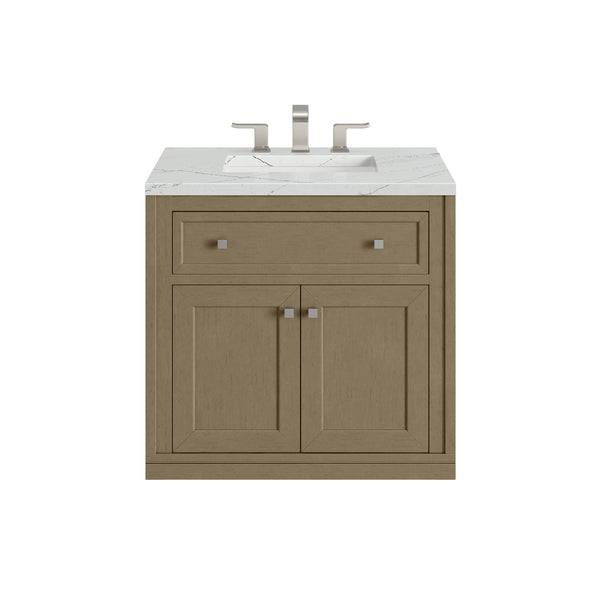 James Martin Chicago 30" Single Vanity with 3 CM Countertop