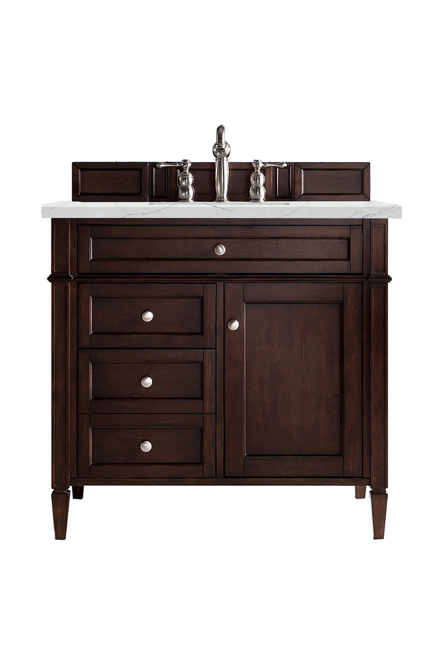 James Martin Brittany 36" Single Vanity with 3 Countertop
