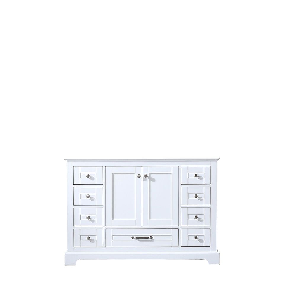 Lexora Collection Dukes 48 inch Single Bath Vanity Cabinet Only - Luxe Bathroom Vanities