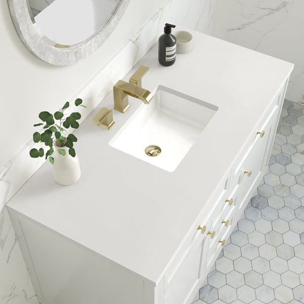 James Martin Chicago 48" Single Vanity with 3 CM Countertop