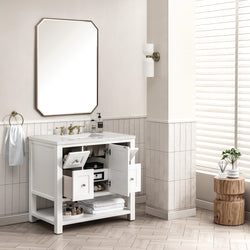 James Martin Breckenridge 36" Single Vanity w/ 3CM Countertop