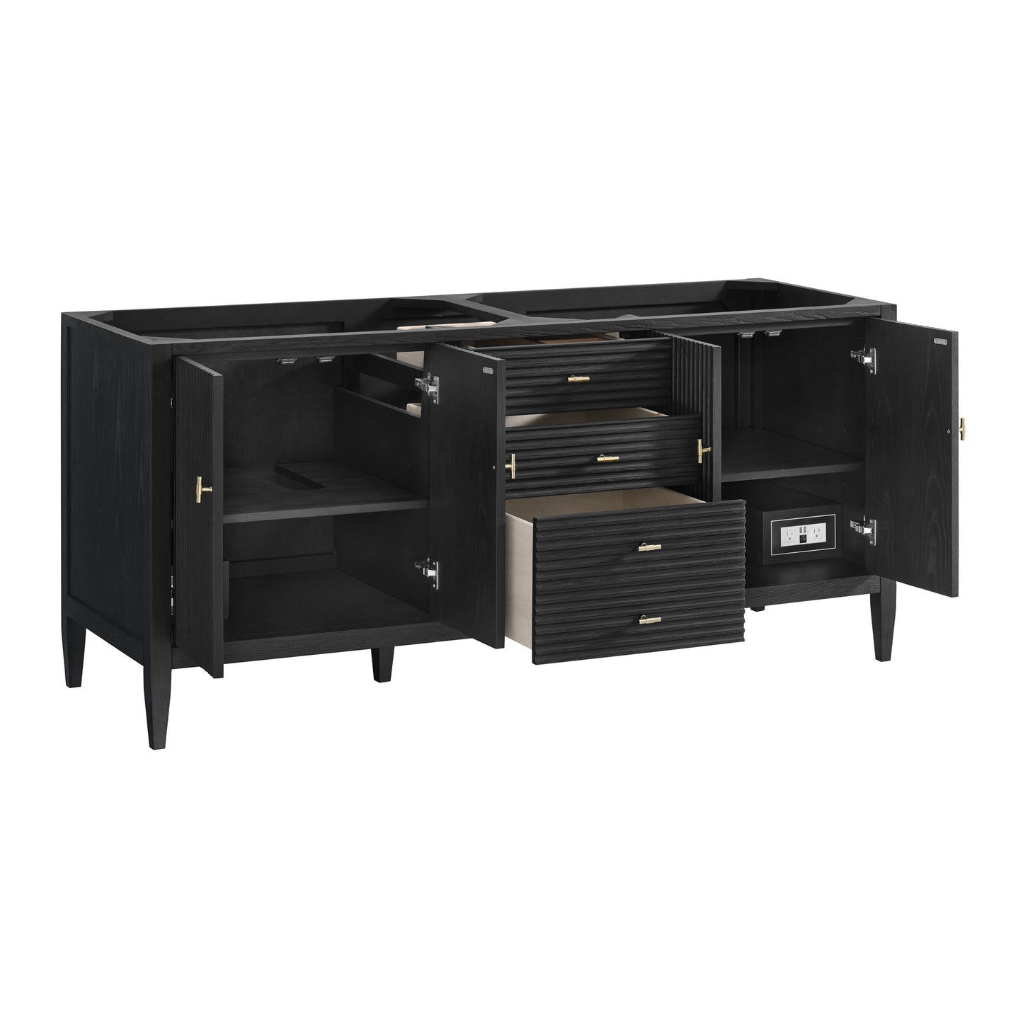 James Martin Myrrin 72" Double Vanity with 3 CM Countertop