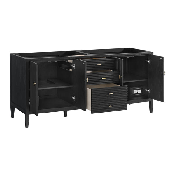 James Martin Myrrin 72" Double Vanity with 3 CM Countertop