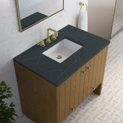 James Martin Hudson 36" Single Vanity with 3 CM Countertop