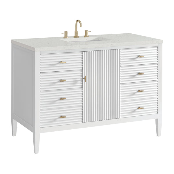 James Martin Myrrin 48" Single Vanity with 3 CM Countertop