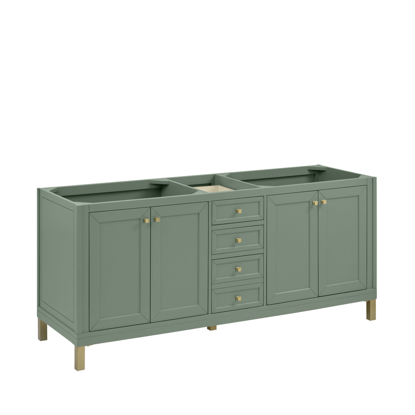James Martin Chicago 72" Double Vanity with 3 CM Countertop